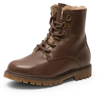 Bisgaard Mädchen Maia Lamb Fashion Boot, Kaffee, 38 EU - 38 EU