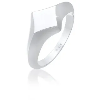 Elli Ring 925 Sterling Silber Siegelring in Silber | Gr.: 52