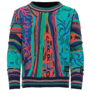 CARLO COLUCCI Rundhalspullover Cocis blau 134/140