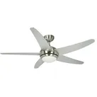 Proklima Deckenventilator Fabiola  (Silber, 132 cm)