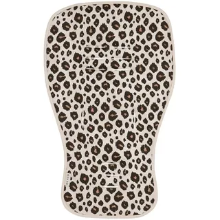 Meyco Baby Kinderwagen-Sitzauflage Leopard Sand Melange, (1-tlg) beige