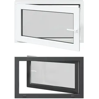 vidaXL Kellerfenster RISOR 100 x 60 cm grau