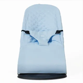 Bezug auf Babywippe. Bezug Belltop kompatibel mit BabyBjörn Wippe: Balance, Soft und Bliss. Babysitz Ergonomisch Babywippe. Hypoallergenic Steppuhn. (Hellblau)