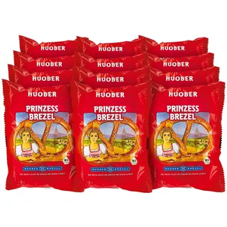 Huober Bio Prinzessbrezel 125 g, 12er Pack