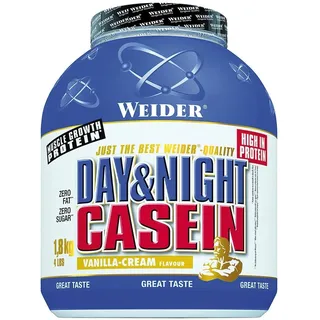 Weider Day & Night Casein Vanille-Sahne Pulver 1800 g