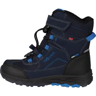 TROLLKIDS Winterstiefel »KIDS HAFJELL WINTER BOOTS XT« wasserdicht, Klettverschluss, reflektierende Details TROLLKIDS navy/medium blue/black