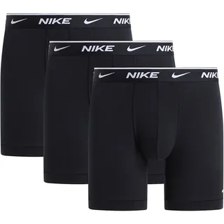 Nike Essential Cotton Stretch Boxer Brief schwarz S 3er Pack