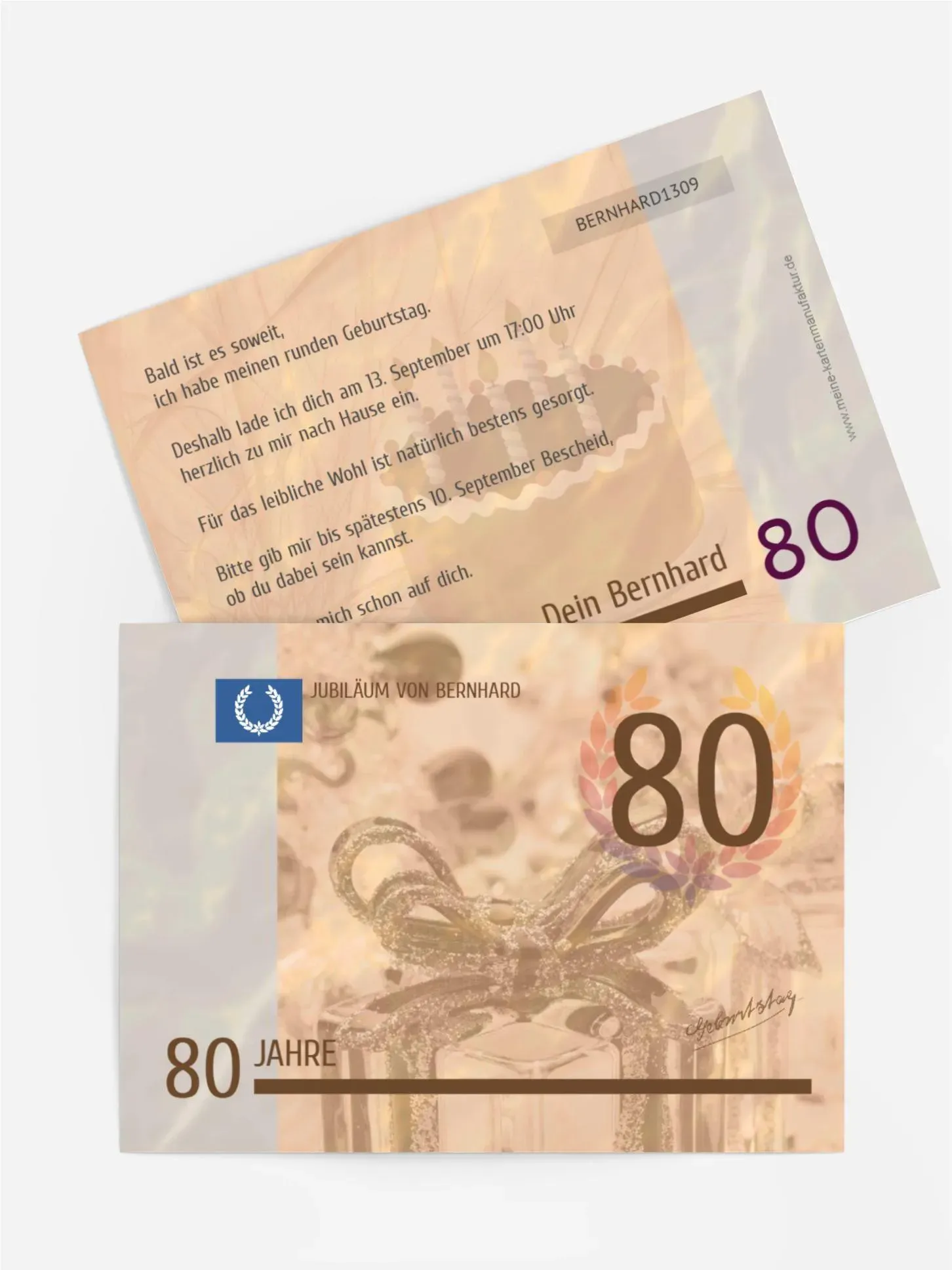 Geburtstagskarten selbst gestalten mit Spruch und Fotos im Onlinedesigner bei Meine-Kartenmanufaktur.de