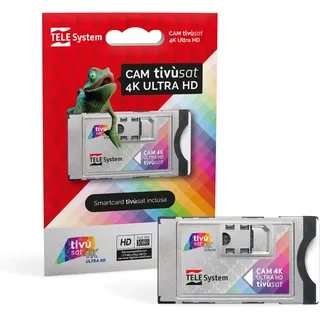 TELE System Tivùsat 4K Ultra HD (Andere, CI Modul), CI Modul + Pay TV