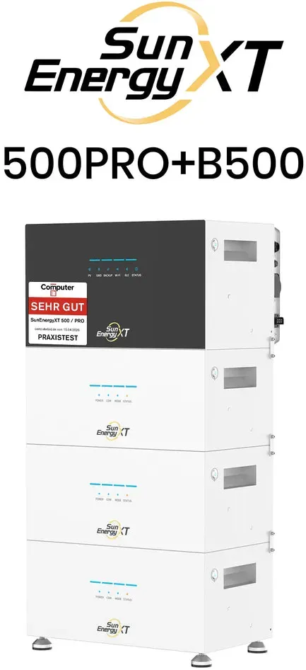 SunEnergyXT 500 PRO All In One Balkonkraftwerk speicher 5kWh - 3xB500 Erweiterungsakku (15.06 kWh)