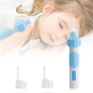 Ohrenschmalz Sauger, LED Ohrreiniger Set mit Lich, Ohrenschmalz Entferner Sauger, Elektrisch Ohrenschmalz Entferner, Elektrisches Vakuum-Ohrenschmalz, für Erwachsene Kleinkinder