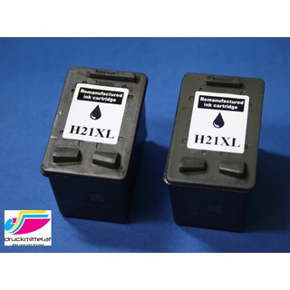 2x DRUCKER PATRONE für HP 21 XL DESKJET F370 F 375 F380 F2180 F2224 F2280 F4180
