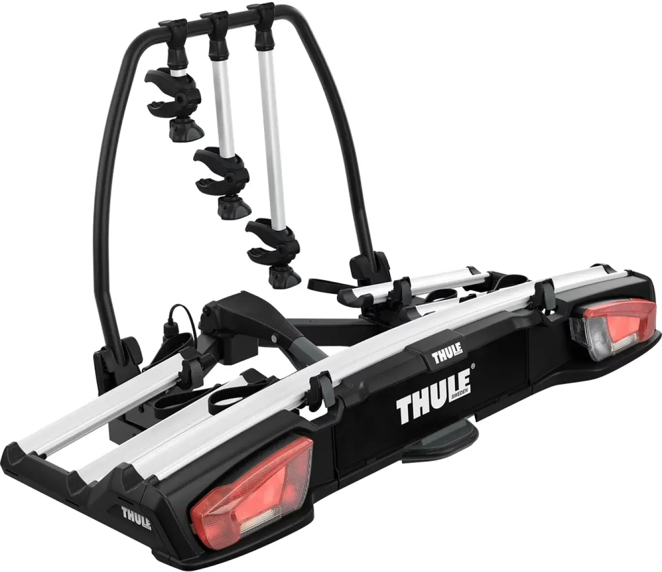 Thule EasyFold XT Fahrradträger für Anhängerkupplung 3 Fahrräder schwarz