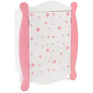 Bayer Chic 2000 CHIC2000 Puppenkleiderschrank Stars pink,