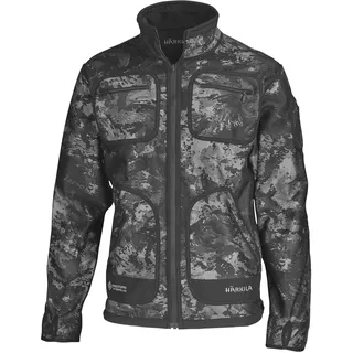 Härkila Fleecejacke Kamko Noctyx wendbar axis msp black/willow green M
