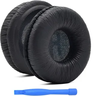 MMobiel Ersatz Ohrpolster für JBL Tune 510BT / 660NC / Sony MDR-ZX110 / Schwarz / ZX330BT / CH500 / CH510 / V150 / V250 / Tune 500BT