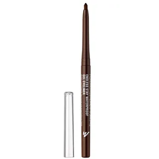 Manhattan Endless Stay Waterproof Gel Eyeliner – Brauner r mit herausdrehbarer Mine ohne Anspitzen – Farbe Rich Brown 001 – 1 x 2,6g