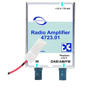 ATTB 4723.01 Verstärker (FM, DAB, DAB+), Antennentechnik Bad Blankenburg, DAB Verstärker, DAB+ Verstärker, Rundfunkverstärker für verbesserte Empfangsqualität der passiver Rundfunkantennen