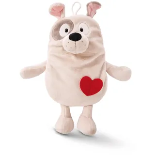 NICI Wärmflasche Hund 300ml 34cm figürlich beige - 2 in 1 - Weiches Kuscheltier & Wärmflasche für Mädchen & Jungen - Plüschtier Bettflasche ab 10 Monate