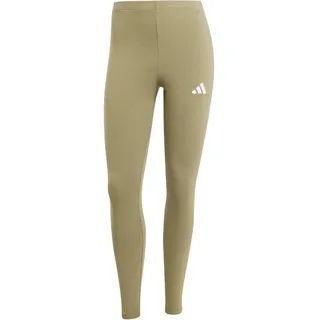 adidas Essentials 3-Streifen Cotton Damen Tights, grün - M