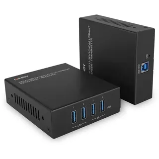 Lindy 43410 100m USB 3.2 Gen 1 Cat.6A HDBaseT Extender