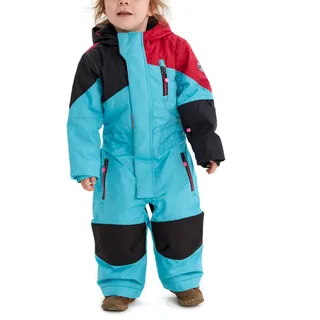 KILLTEC Kesley Mini - Skioverall mit Kapuze - 10.000 mm Wassersäule - Skianzug für Jungen und Mädchen, Türkis, 98/104