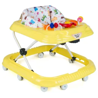 Tobi Gehfrei Lauflernhilfe Lauflernwagen Babywalker mit Spielset Gelb