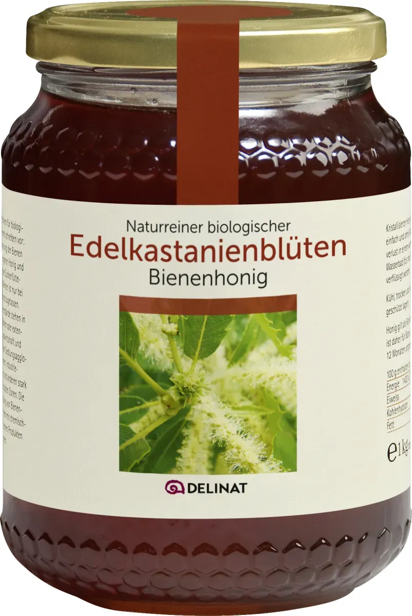 Edelkastanienhonig Veneto - Italien, Bio Bienenhonig