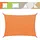 rechteckig 500 x 700 cm Orange