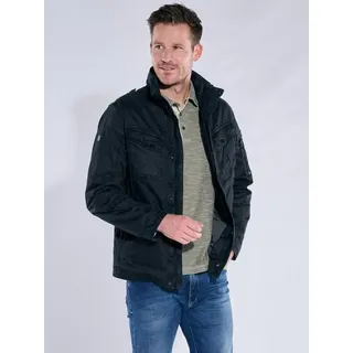 engbers Herren Baumwoll-Jacke regular Blau uni - 48
