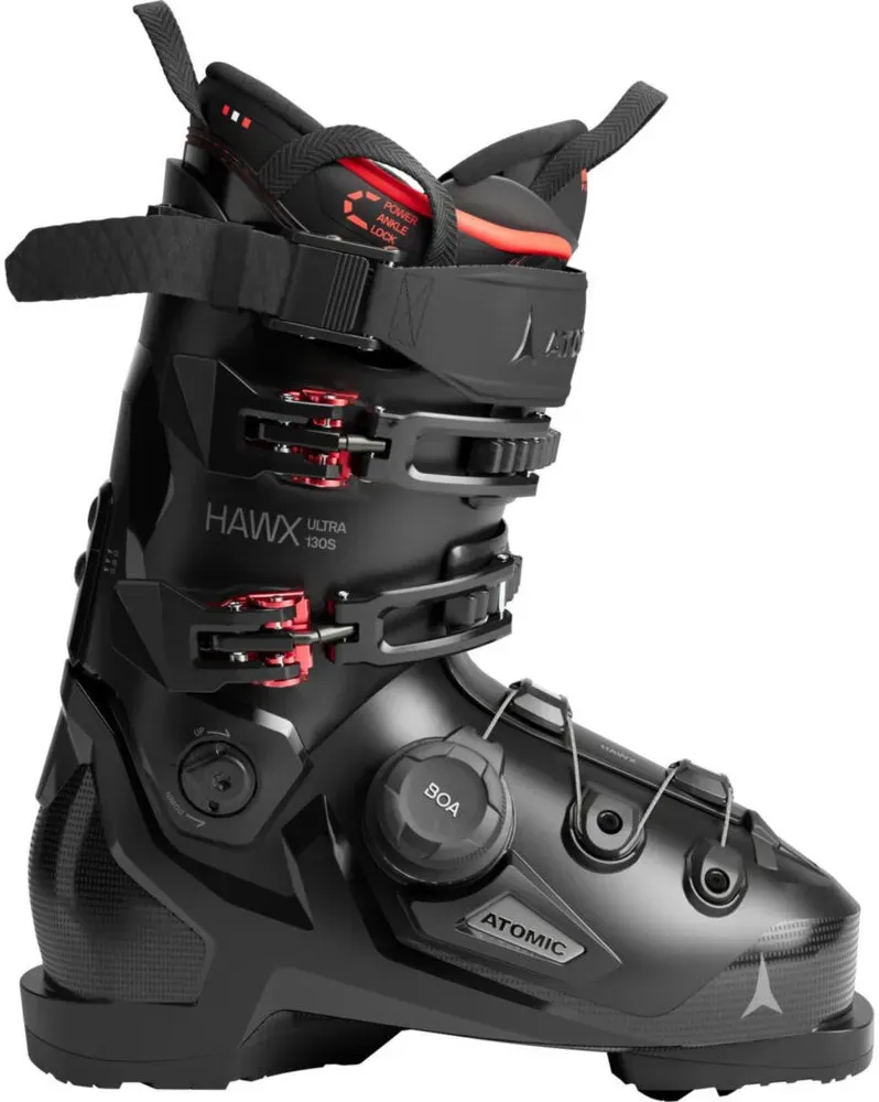 Atomic Hawx Ultra 130 S BOA Skischuhe Herren (2025/2026) - schwarz-black/red / 30.0/30.5