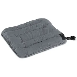 Navaris Heizkissen Wärmekissen 45 x 45 x 3,5 cm 3 Heizstufen Heizmatte mit USB-Anschluss