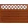 Sichtschutzzaun Element Country 120 x 180 cm teak