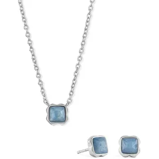 Coeur de Lion Schmuck-Set 1300/54-0700 - blau