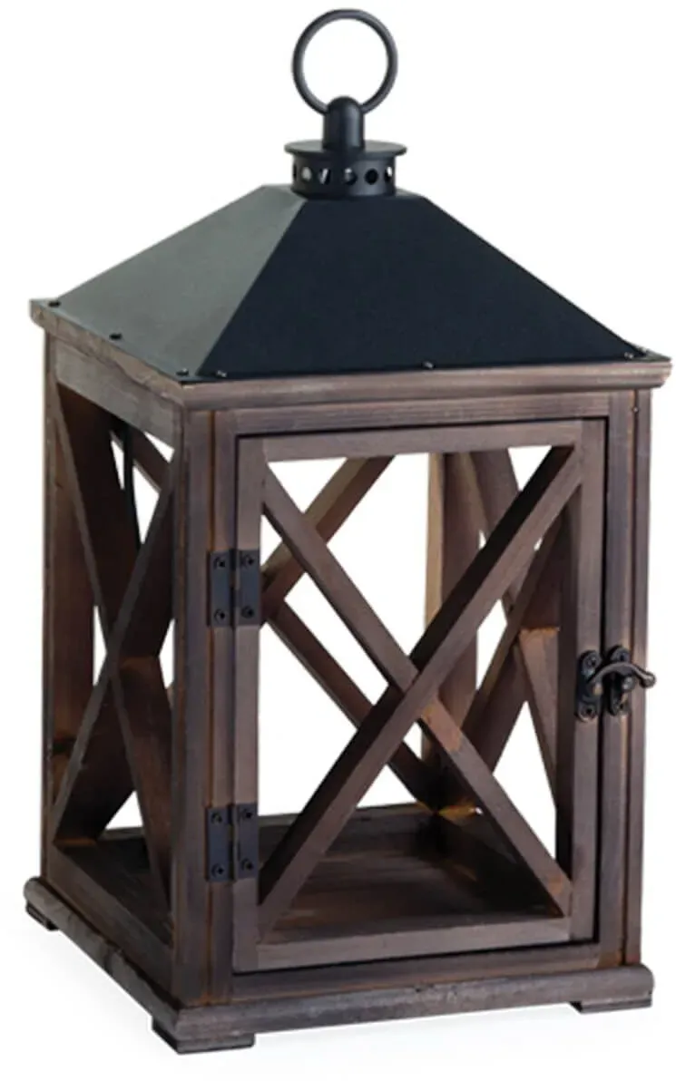HOLZ Laterne Kerzenwärmer (espresso)