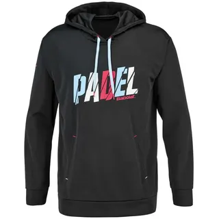 Babolat Padel Kapuzenpullover - Black / Black - S