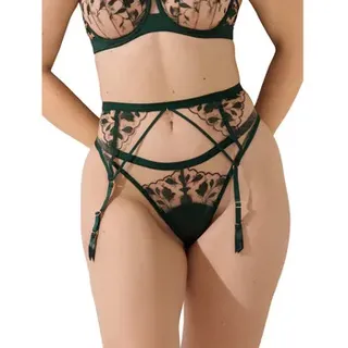 Lisca  Strumpfhalter Strapsgürtel Gloriosa  in Grün, FR 40