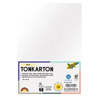 Folia Tonkarton, - weiß