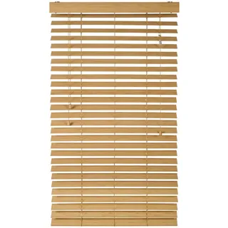 Homeware Jalousie Venetian, Natur, Holz, Bambus, Holz, 120x175 cm, Länge universell einstellbar, Wohntextilien, Rollos & Jalousien, Jalousien