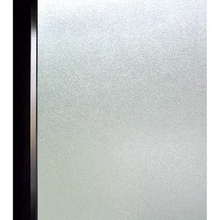 Aougo - Sichtschutz-Fensterfolie, undurchsichtige, mattierte Fensterfolie, elektrostatische Fensterfolie, Fensteraufkleber, Anti-UV-Folie (44,5 cm x