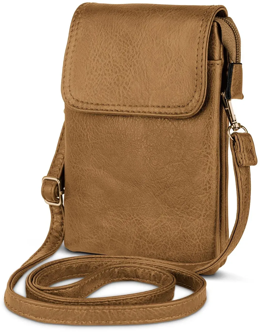moex Handytasche zum Umhängen für Damen aus Leder – Classic Sling