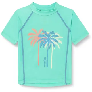 Playshoes UV-Schutz Shirt Unisex Kinder Schwimmshirt Badebekleidung, Palmen 74/80