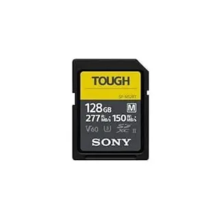 Sony SF-M128T TOUGH 128GB SDXC Speicherkarte UHS-II, V60, Class 10, bis zu 277MB/s Lesen, 150MB/s Schreiben – extrem robust, IP68, stoß- & wasserfest