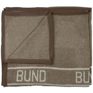 Bw Wolldecke braun ca.220x130cm Einheitsfarbe No Size