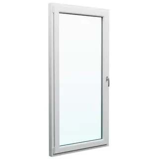 Meeth Balkontür, BxHxT: 90 x 200 x 7 cm, Dreifachverglasung, weiß - weiss