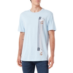 BOSS Herren Tee 2 T-Shirt, Light/Pastel Blue453, XL