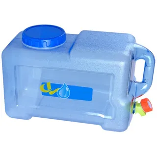 Missmisq Wasserkanister Mit Hahns 12L Camping Wasserkanister Wiederverwendbare Trinkwasser Wasserbehälter Mit Tragegriff BPA-frei Trinkwasserkanister Tragbarer Wassertank Für Camping Wandern