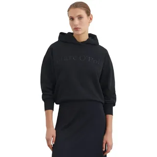 Marc O'Polo Kapuzensweatshirt, mit Logo-Stickerei, blau