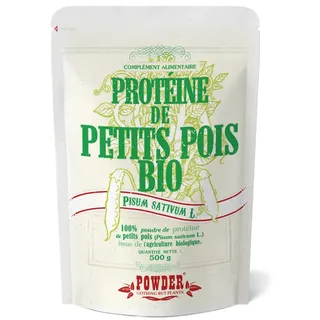BIOLOGISCHES ERBSENPROTEIN IN PULVERFORM * 85% Proteine * 16 Portionen/500 g * Erhöht die Muskelkraft und Muskelmasse * POWDER Nothing But Plants