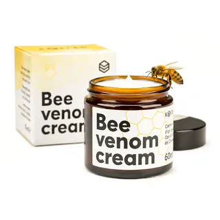 KOFLER Bee Cream Bienengiftsalbe aus Südtirol, Bienengiftcreme hochdosiert mit Arnika, Beinwell & Teufelskralle - Massage- & Pflegecreme, natürliche Pflanzenöle, hochwertige Naturkosmetik, 60 ml